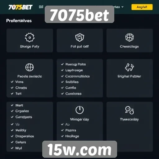 Recursos e funcionalidades do site 7075bet